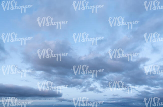 light blue cloudy sky