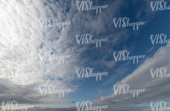sky with areas covered with clouds