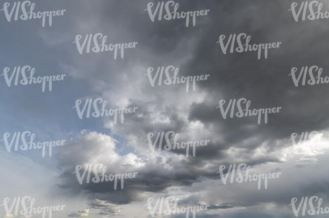 daytime sky with grey clouds