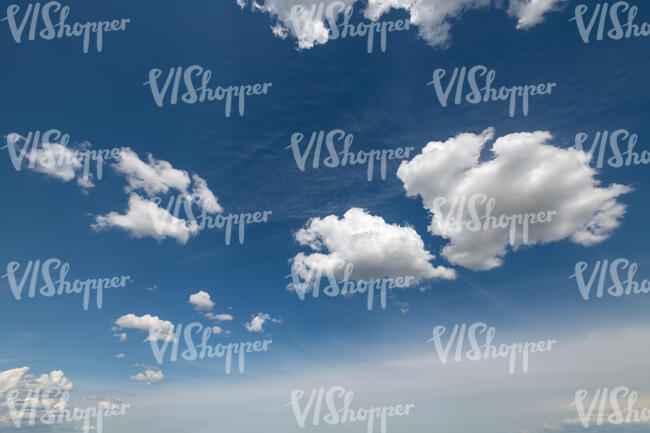 daytime sky with lovely small white clouds