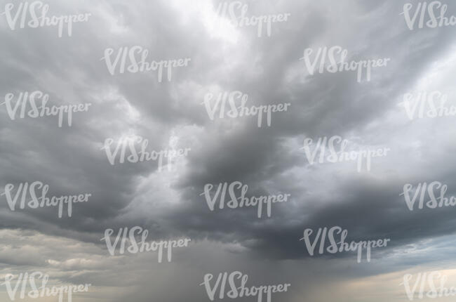 sky with rain clouds