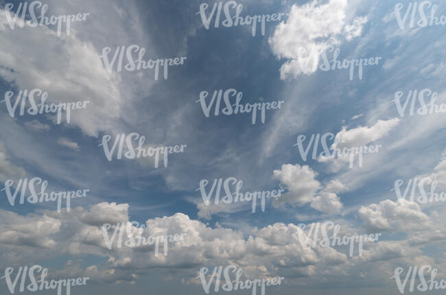 daytime sky with different white clouds 