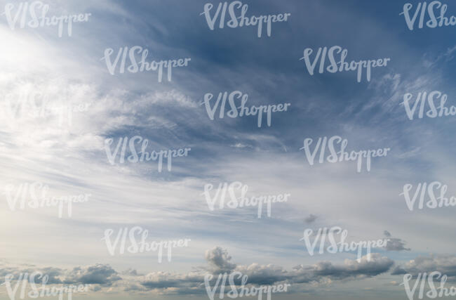 sky llightly covered with thin clouds