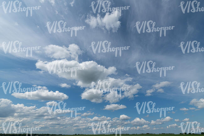 sky with different types of clouds