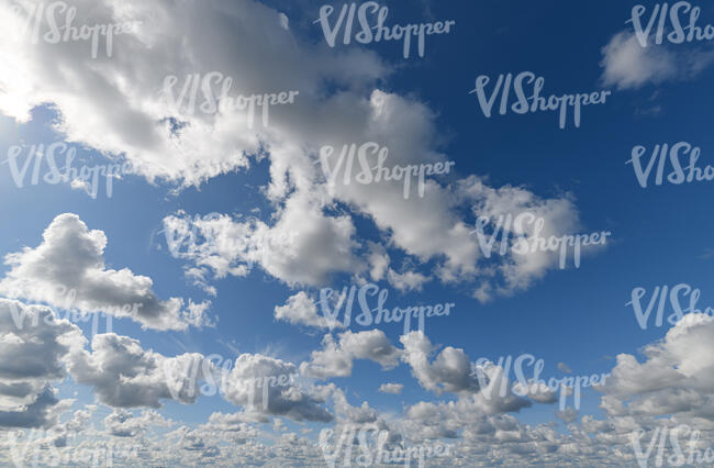 blue sky and white clouds