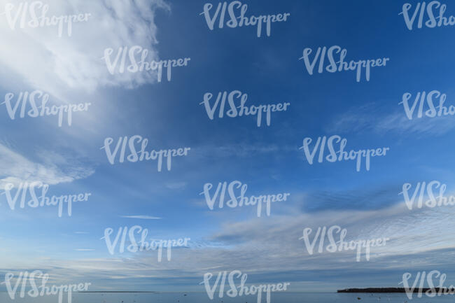 sky with white and grey clouds
