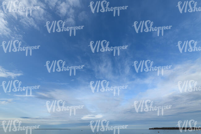 blue sky with some clouds
