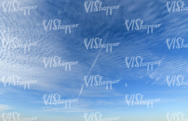 blue sky with some cirrus clouds