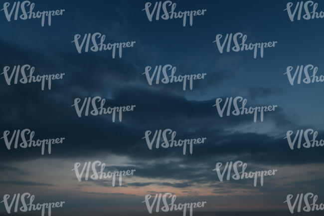 dark sky after the sunset