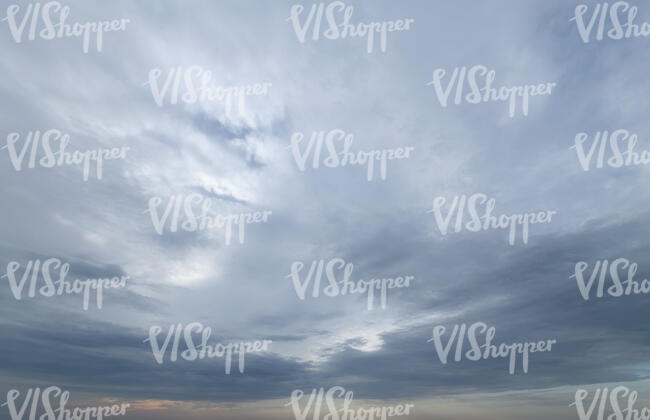 overcast evening sky