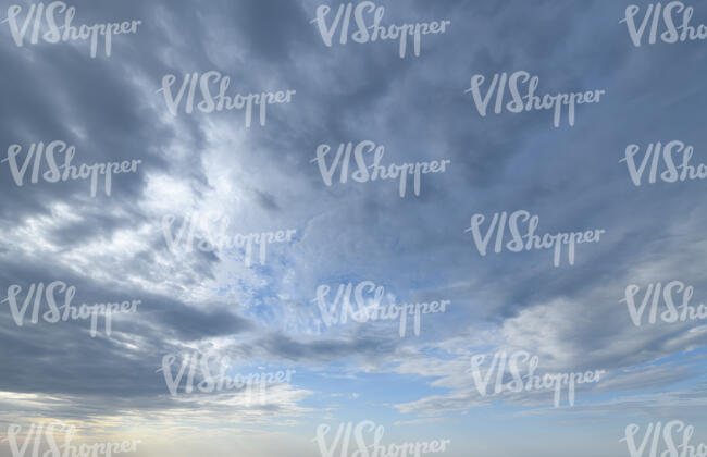 sky with many different clouds