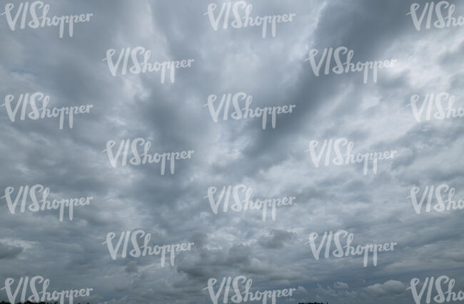 cloudy grey sky
