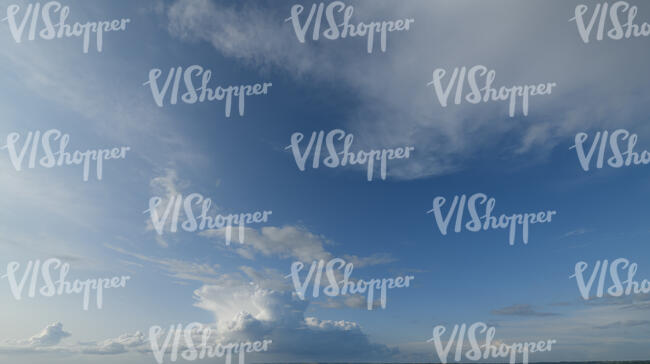 sky with some thin cumulus clouds