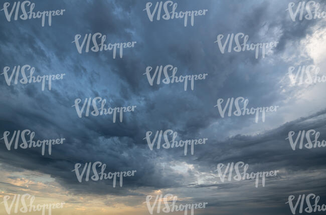 stormy evening sky