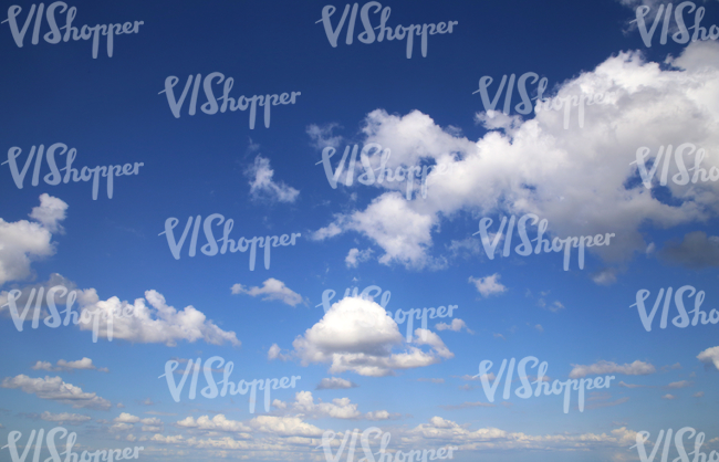 classical blue sky with clouds