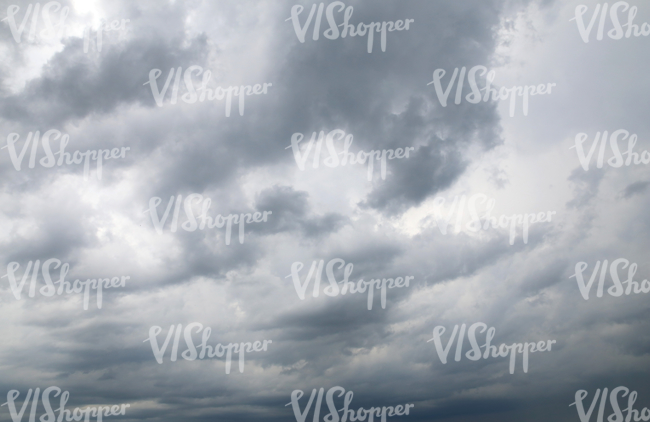 overcast sky with light grey clouds