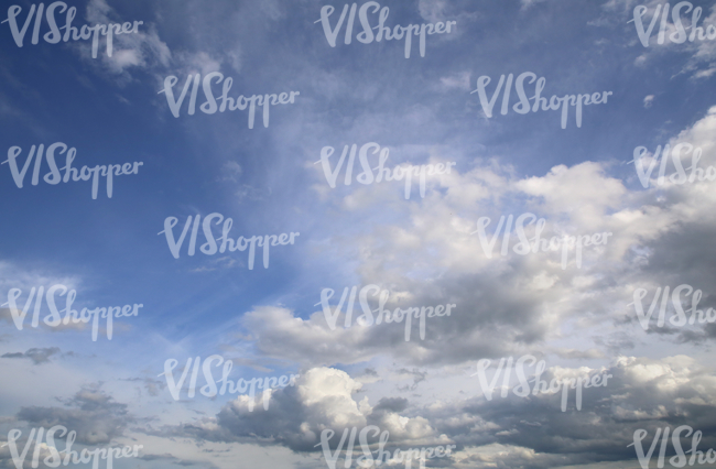 daytime sky with some darker clouds