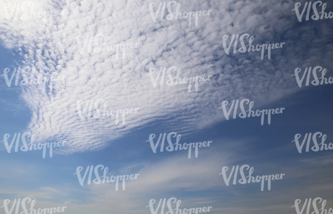 daytime sky with white stratus clouds 